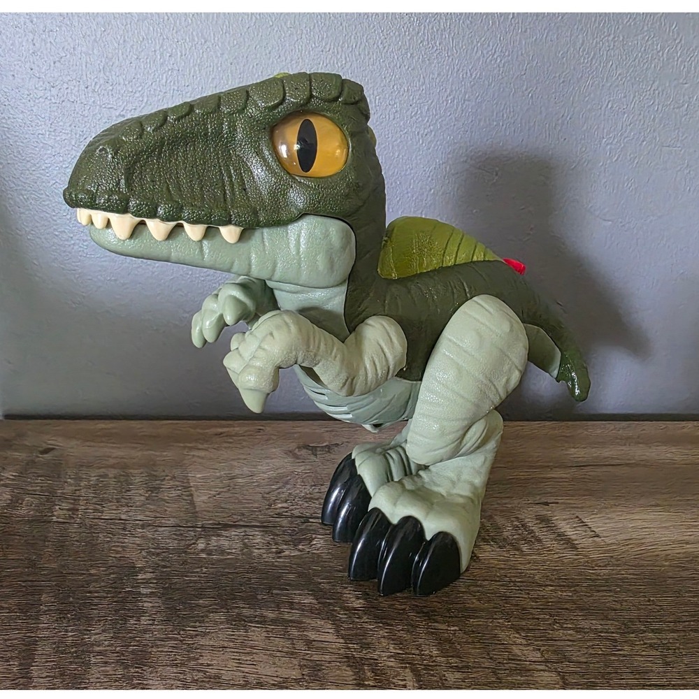 Fisher Price Imaginext Jurassic World Velociraptor 7" - SOUNDS WORK